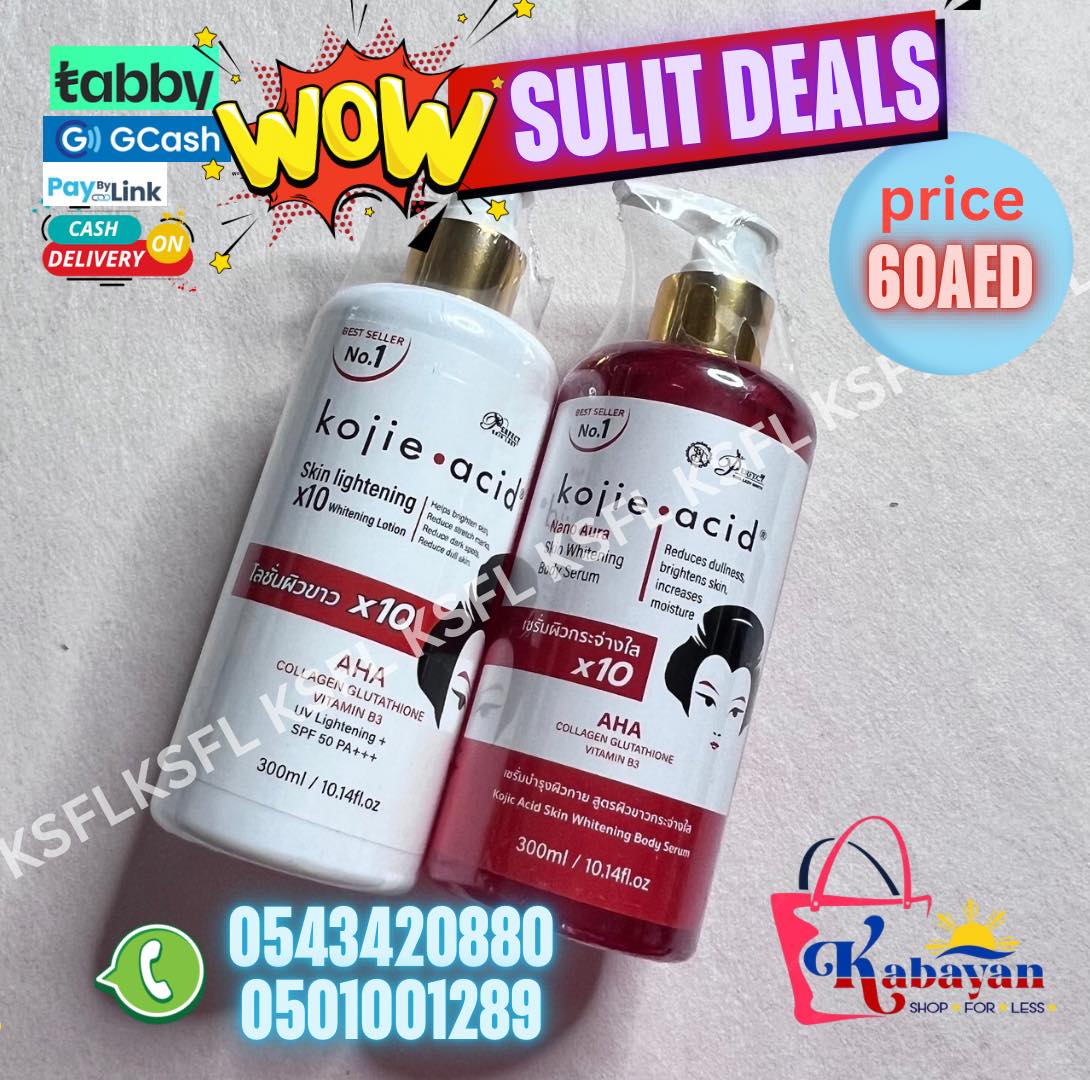 KOJIE-ACID LOTION + BODY SERUM - Image 1