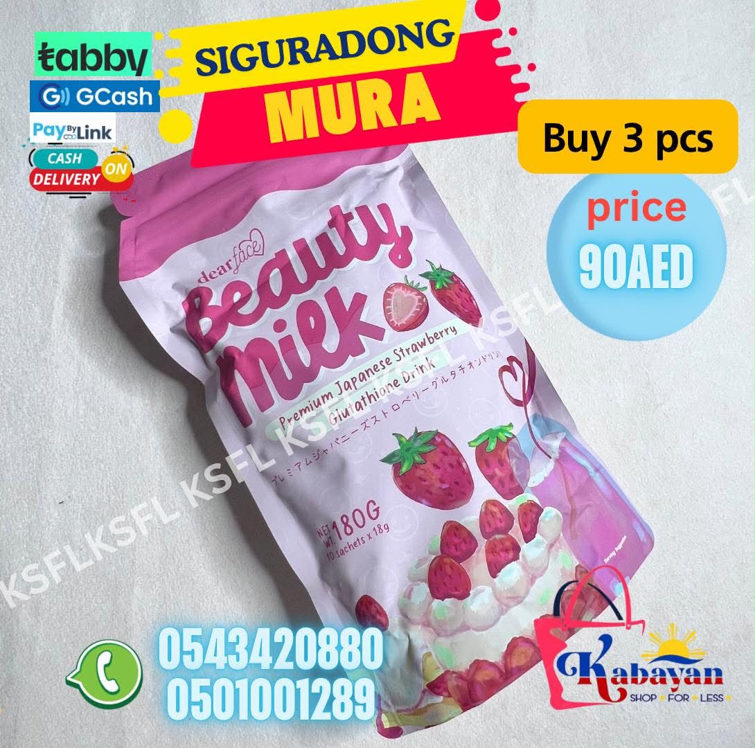 BEAUTY MILK PREMIUM JAPANESE STRAWBERRY - Image 1