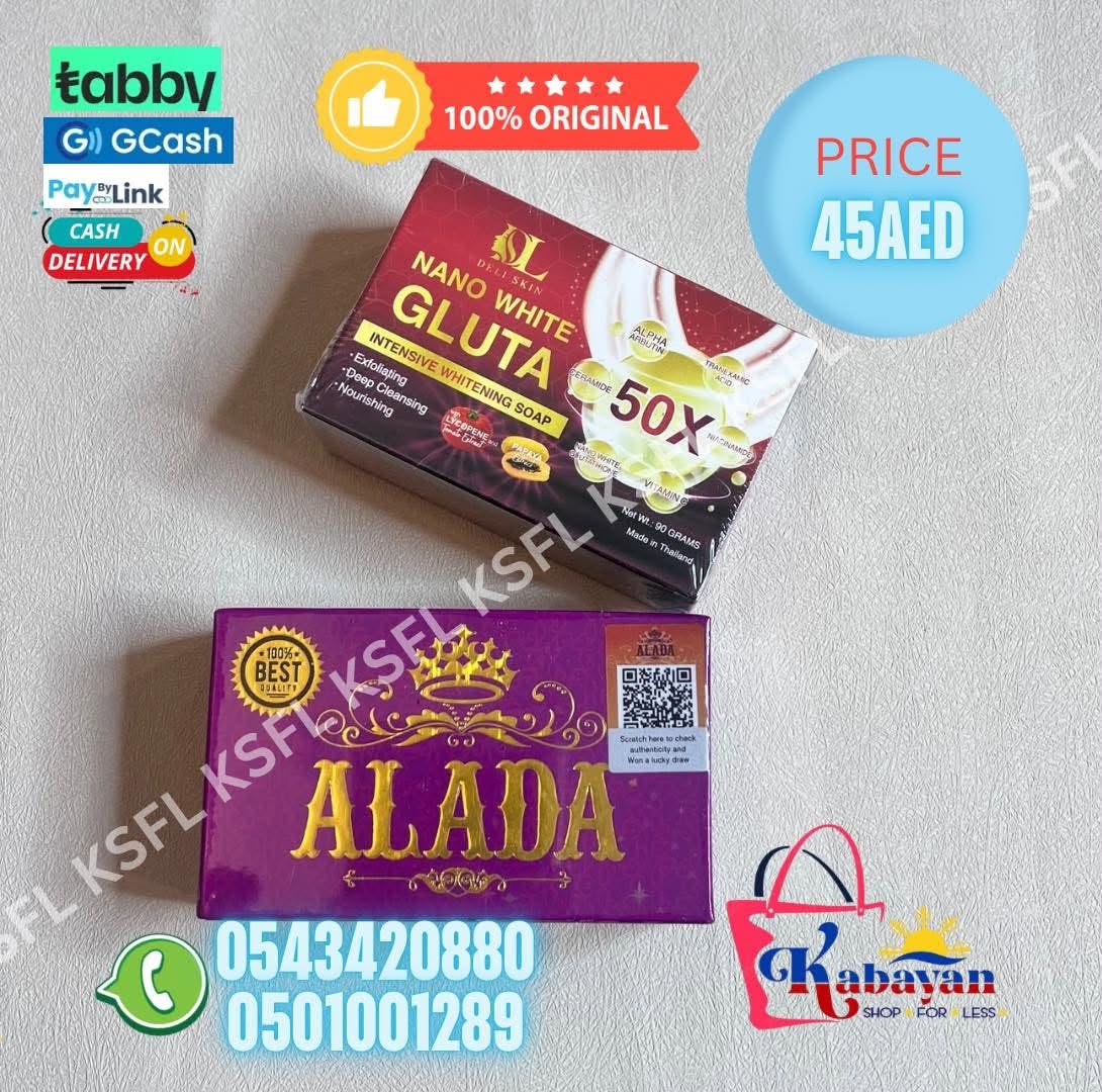 ALADA ORIGINAL SOAP + DELI SKIN NANO WHITE SOAP - Image 1