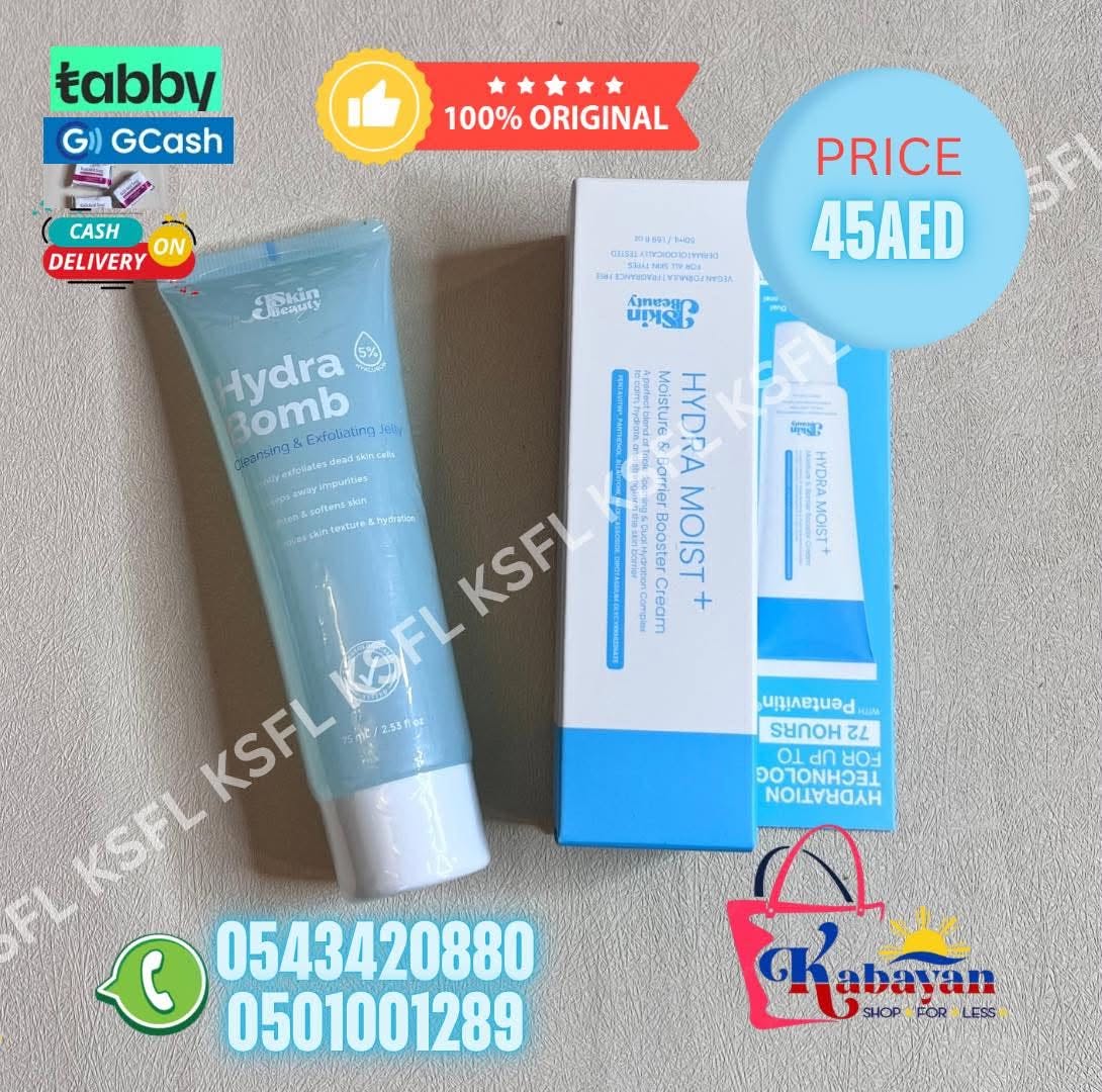 JSKIN HYDRA BOMB EXFOLIATING JELLY + HYDRA MOIST BARRIER BOOSTER CREAM - Image 1