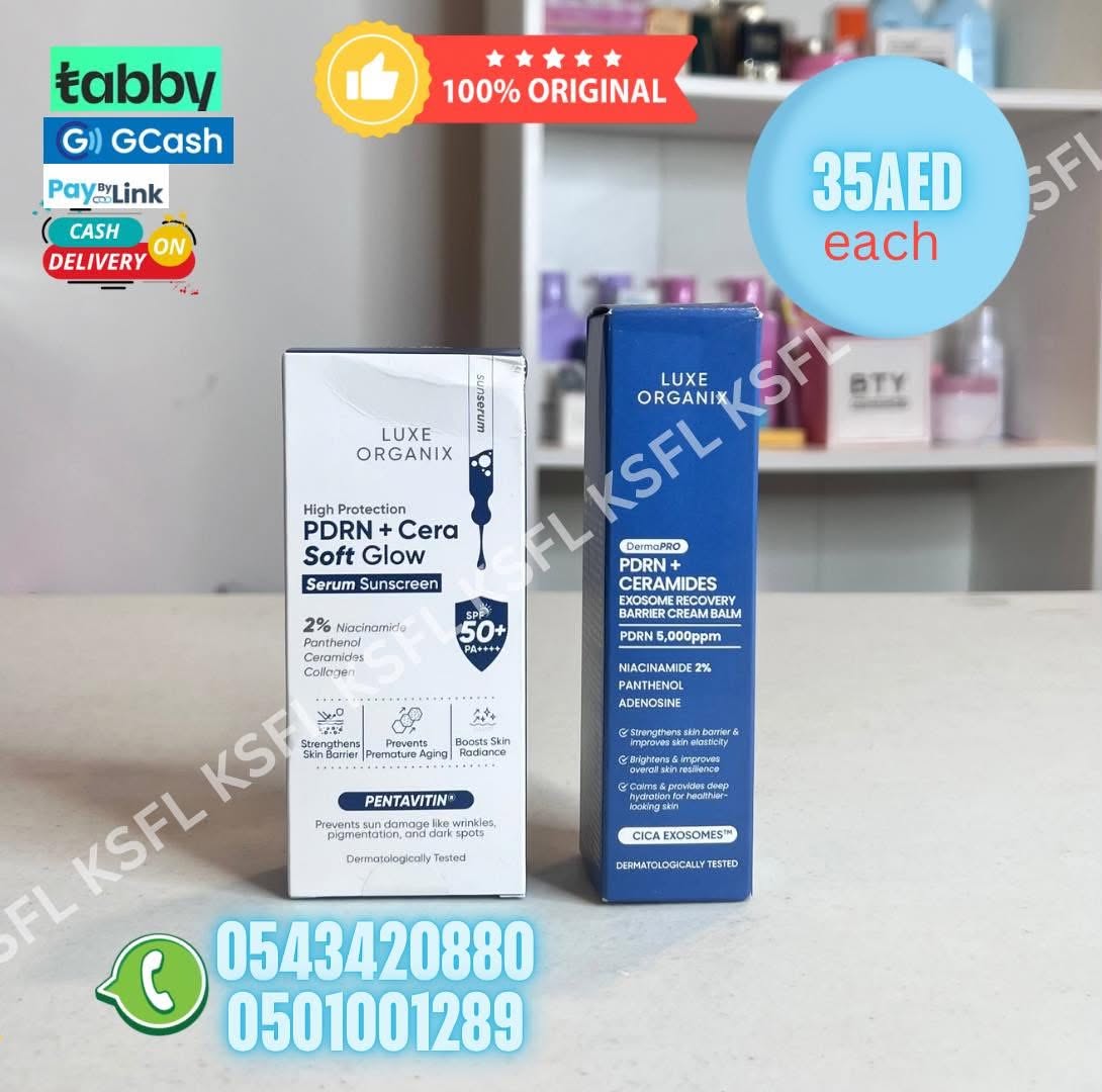 LUXE ORGANIX PDRN SERUM SUNSCREEN & BARRIER CREAM BALM - Image 1