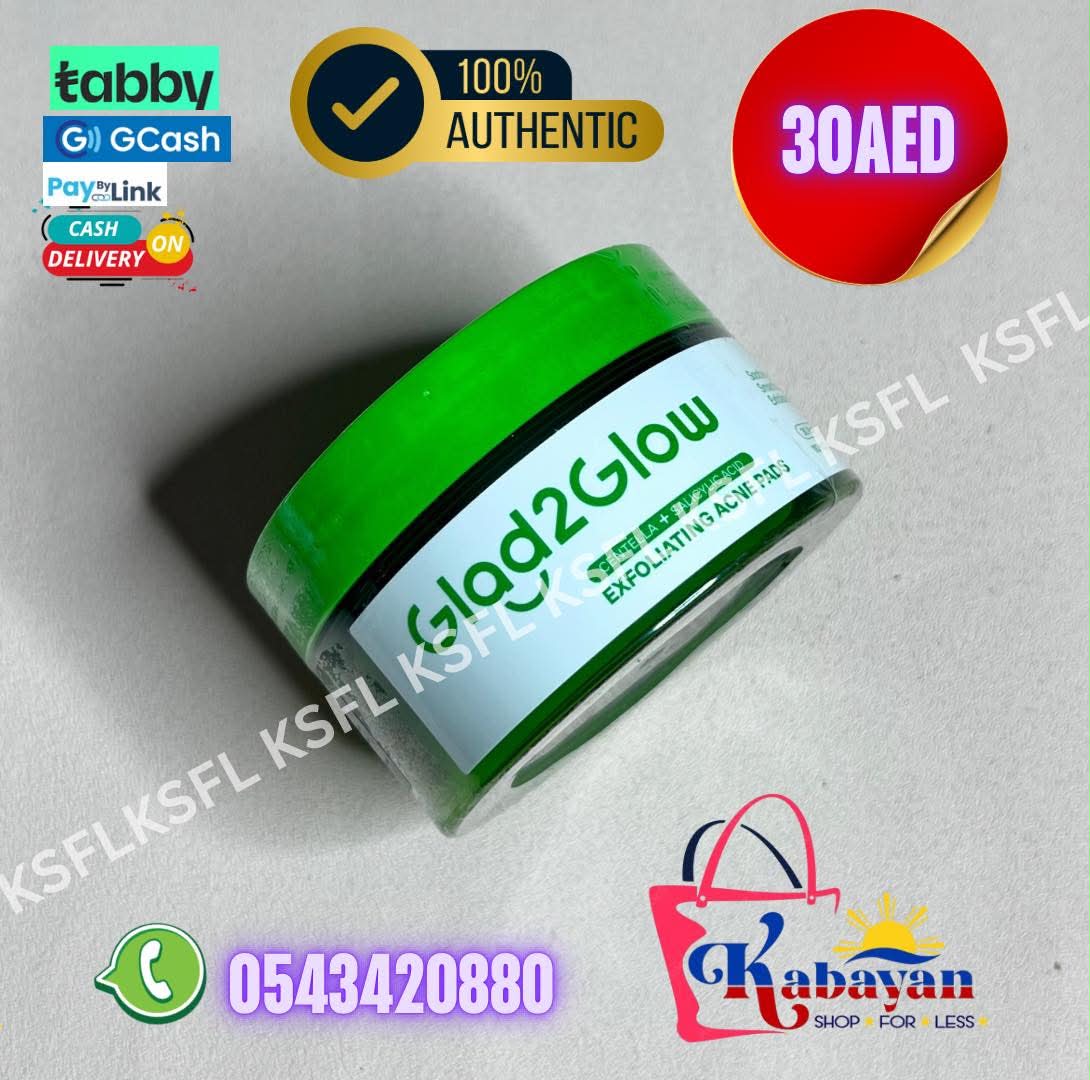 GLAD2GLOW EXFOLIATION ACNE PADS - Image 1
