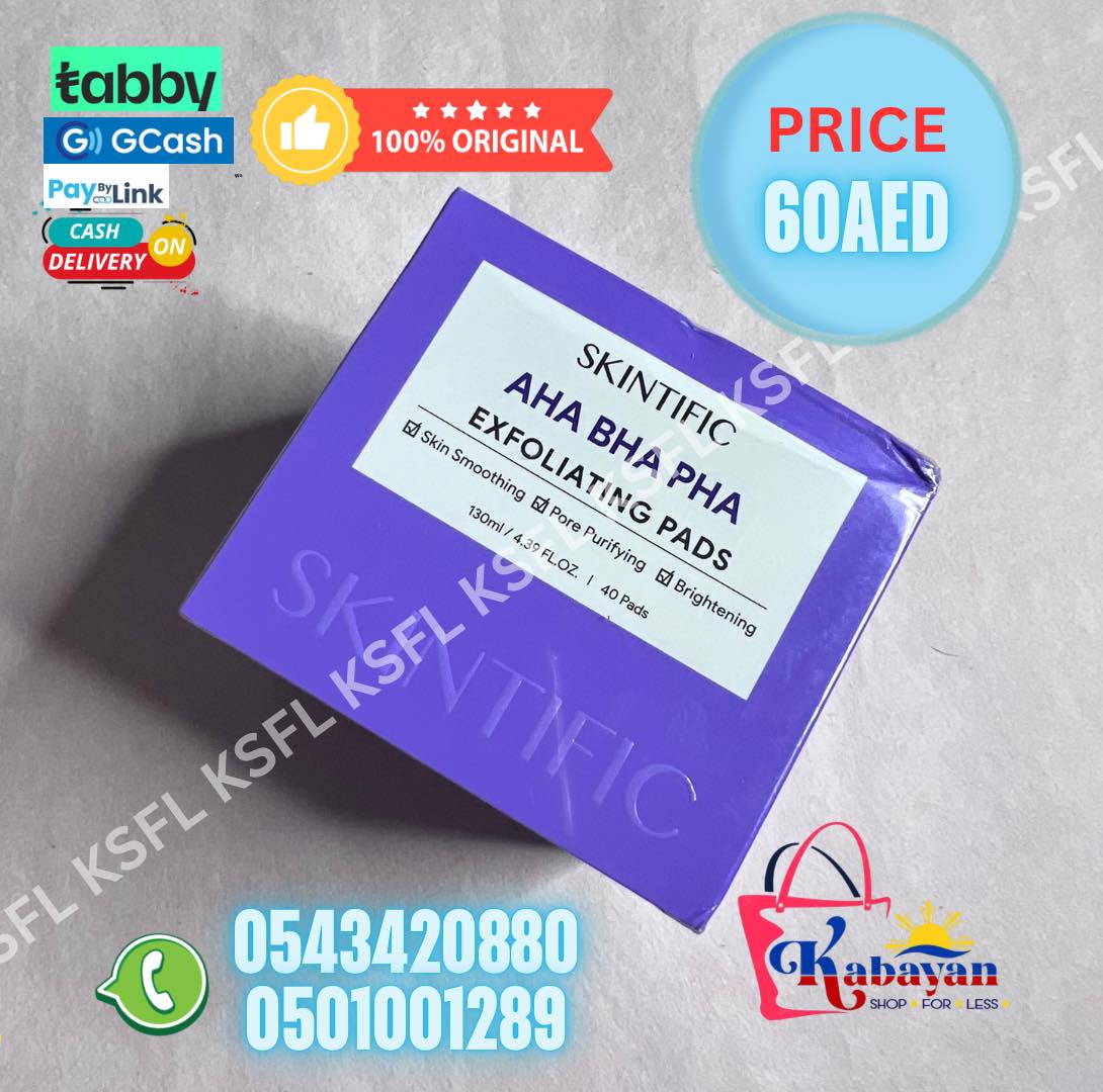 SKINTIFIC AHA BHA PHA EXFOLIATING PADS - Image 1