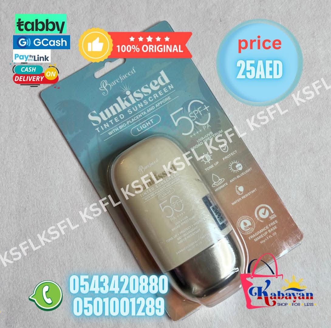 BAREFACED SUNKISSED TINTED SUNSCREEN (LIGHT) - Image 1