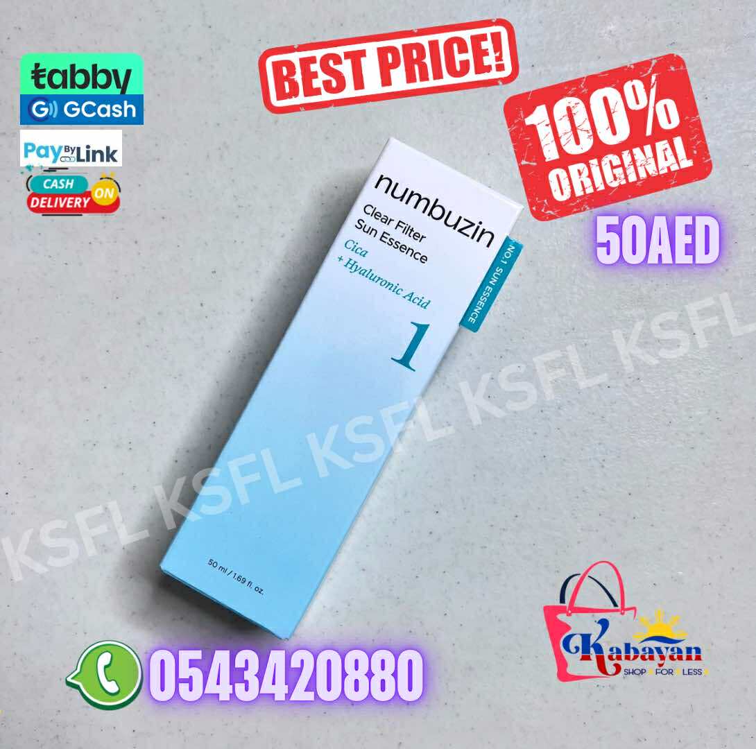 NUMBUZIN CLEAR FILTER SUN ESSENCE CICA+ HYALURONIC ACID - Image 1
