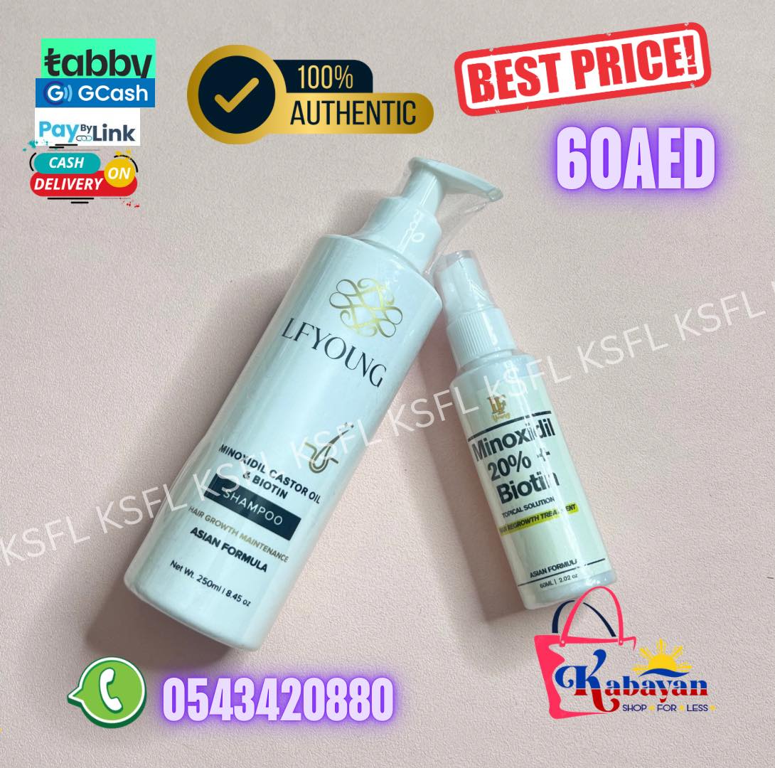 LF YOUNG SHAMPOO + MINOXIDIL 20% TREATMEANT - Image 1