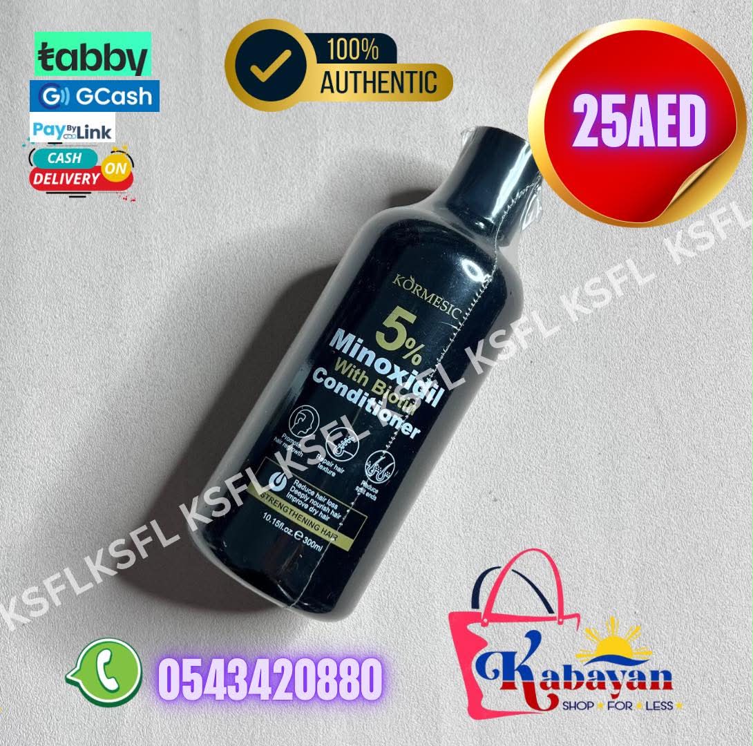 KORMESIC 5% MINOXIDIL WITH BIOTIN CONDITIONER - Image 1