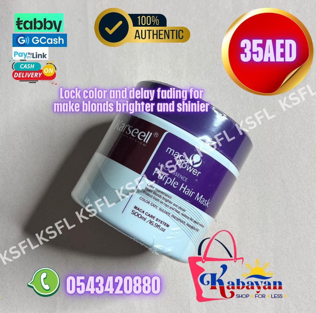 KARSEELL PURPLE HAIR MASK - Image 1