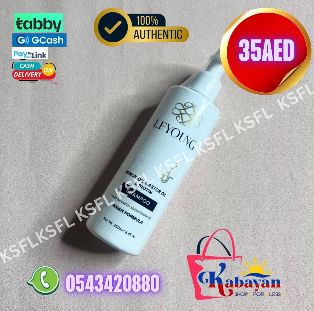 LFYOUNG MINOXIDIL CASTOR OIL & BIOTIN SHAMPOO - Image 1