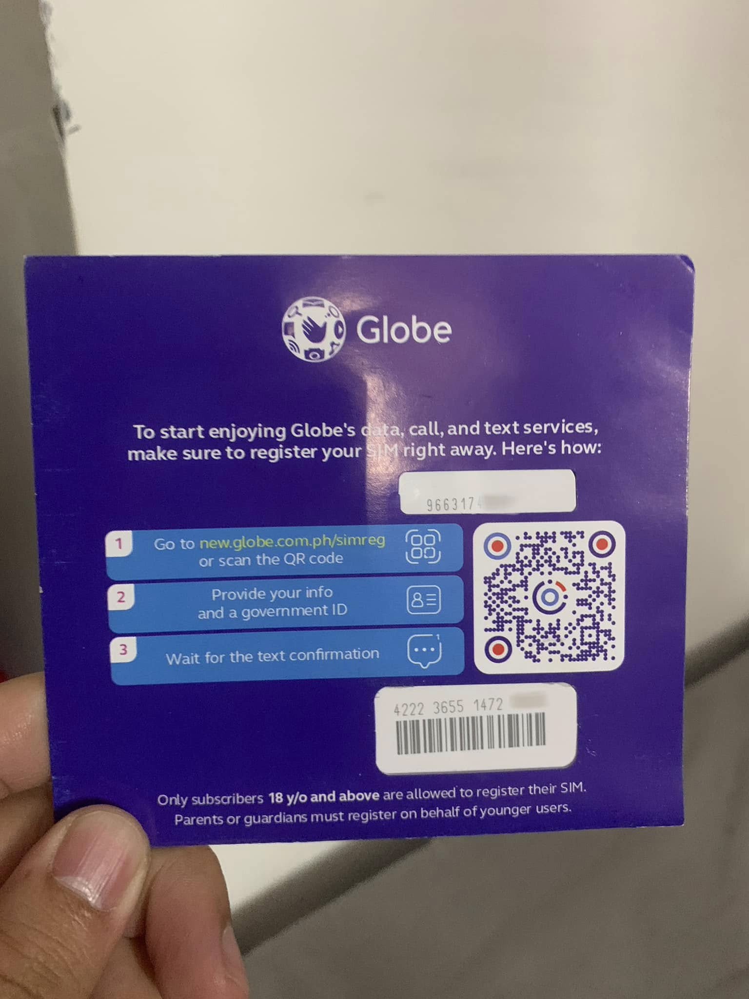 GLOBE SIM & CHANGE MONEY AED TO PESOS OR PESOS TO AED
