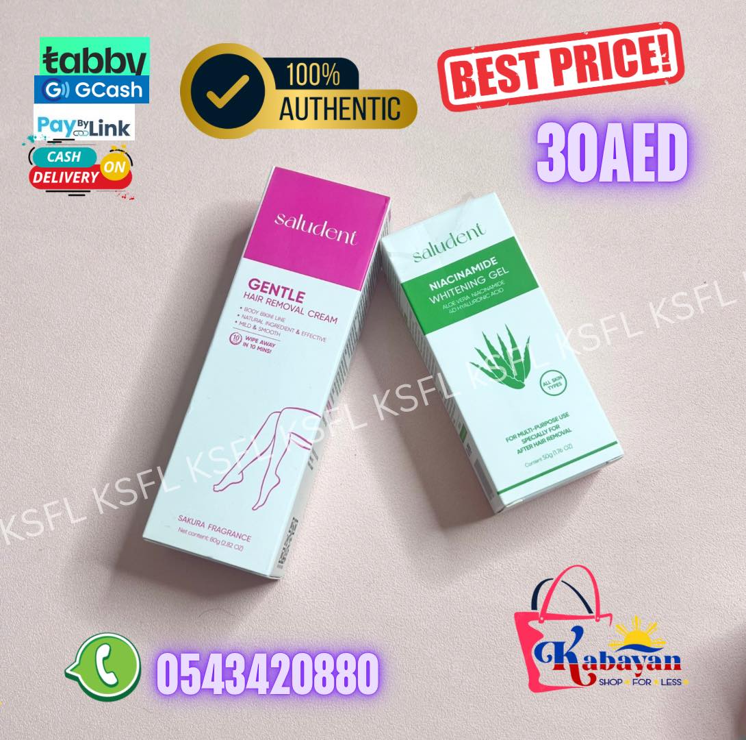 SALUDENT REMOVAL CREAM + WHITENING GEL - Image 1