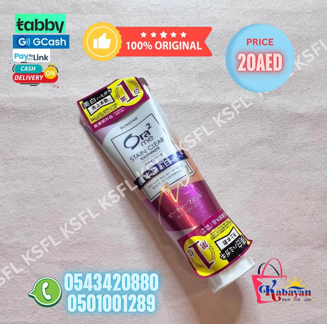 SUNSTAR ORA ME STAIN CLEAR TOOTHPASTE - Image 1