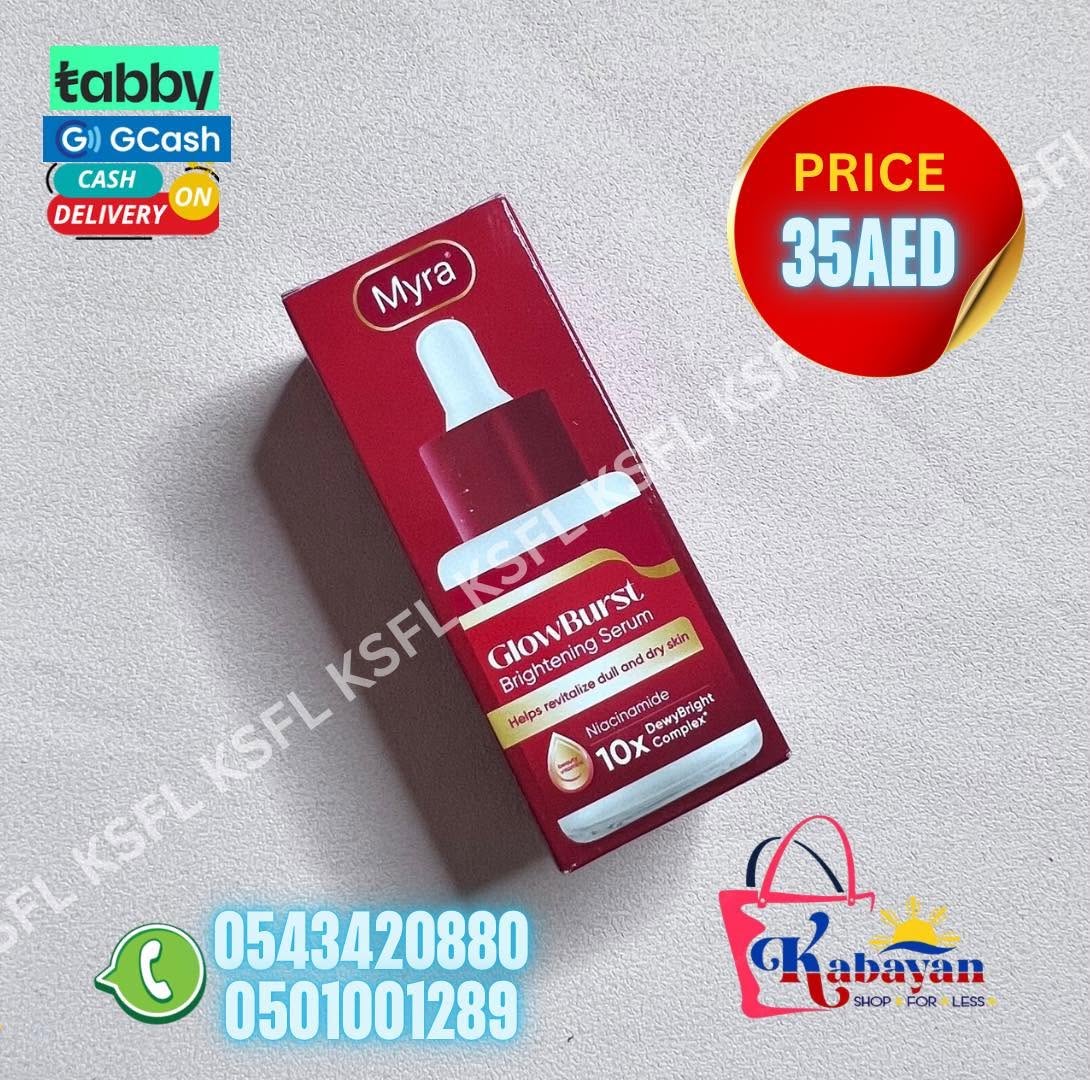 MYRA GLOWBURST BRIGHTENING SERUM NIACINAMIDE10X - Image 1