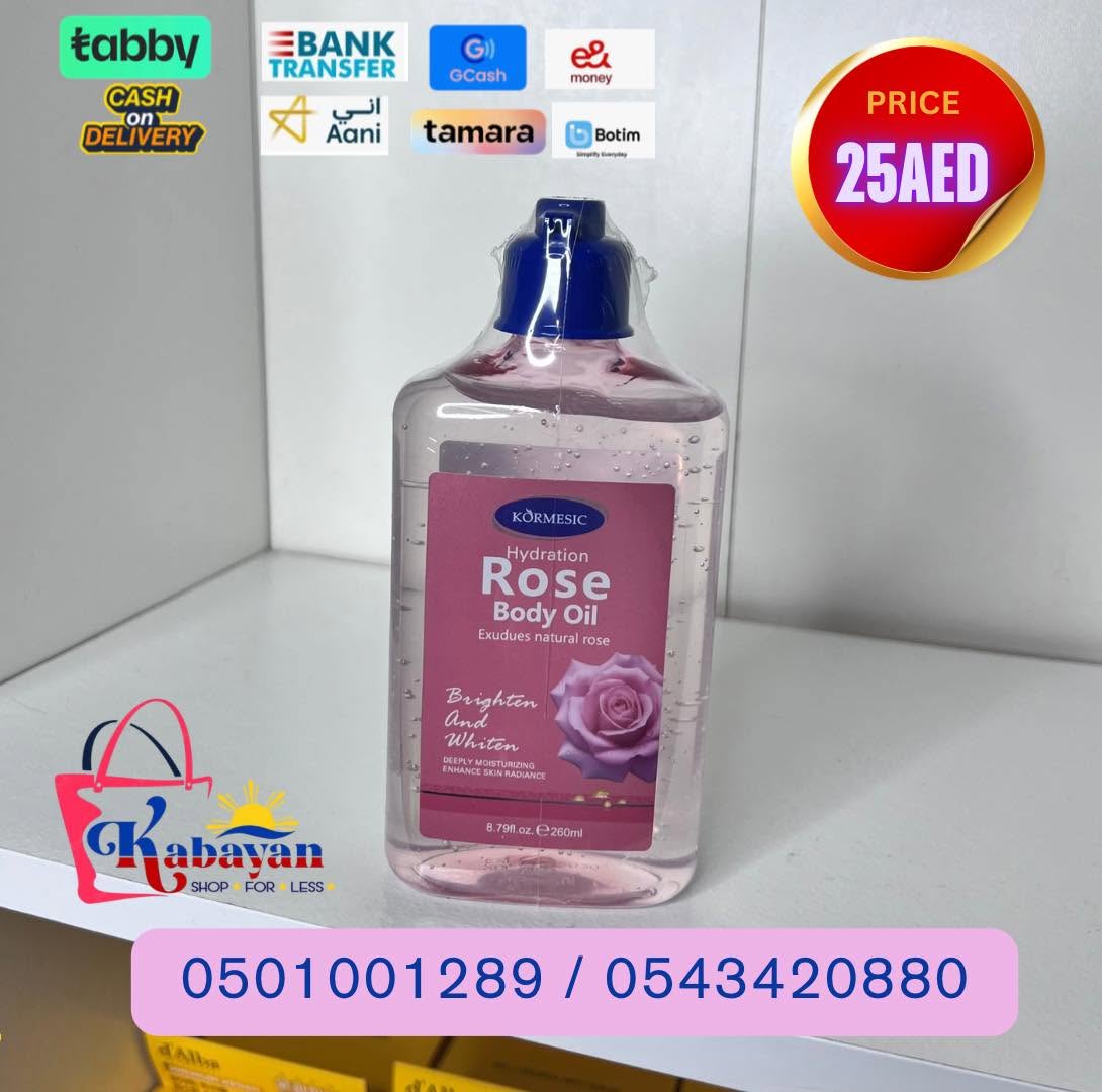 KORMESIC HYDRATION ROSE BODY OIL - Image 1