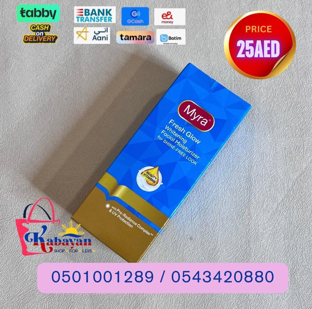 MYRA FRESH GLOW WHITENING FACIAL MOISTURIZER - Image 1