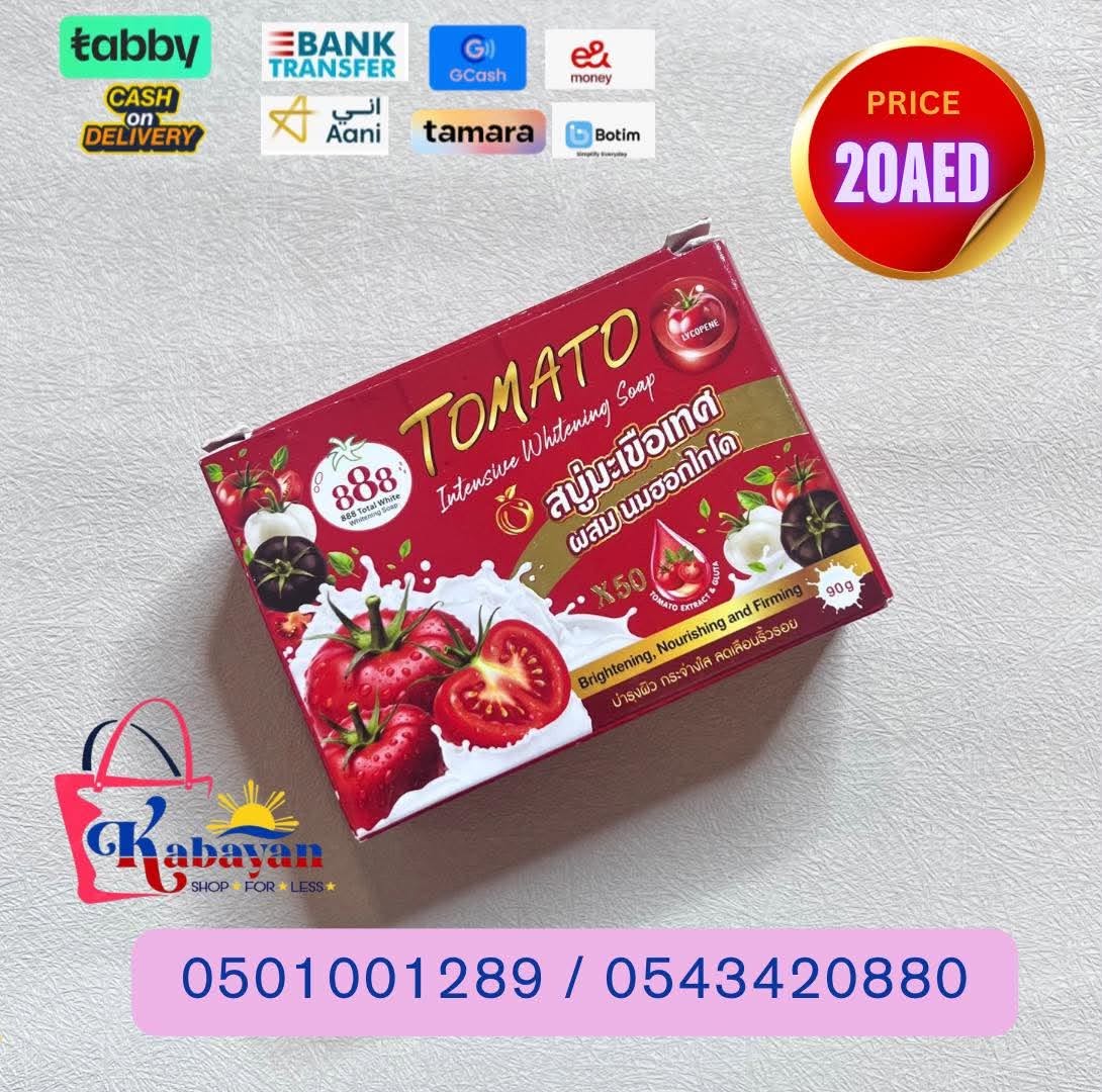 888 TOMATO INTENSIVE WHITENING SOAP - Image 1