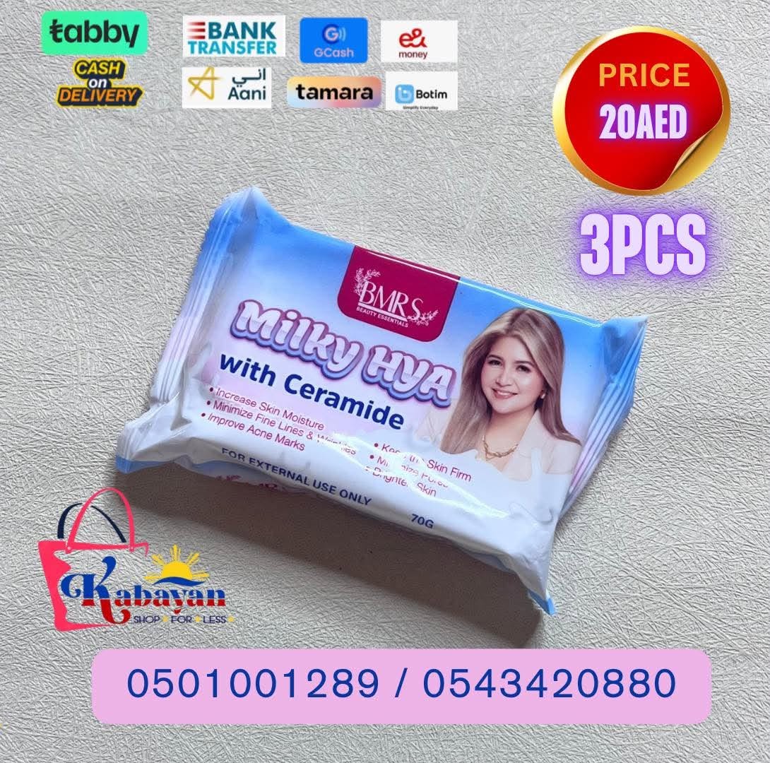 BMRS MILKY HYA WITH CERAMIDE SOAP - Image 1