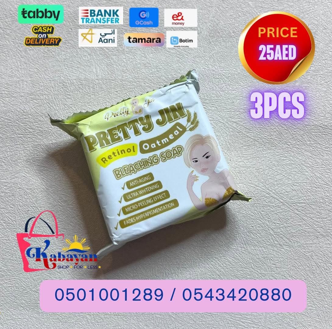 PRETTY JN RETINOL OATMEAL BLEACHING SOAP - Image 1